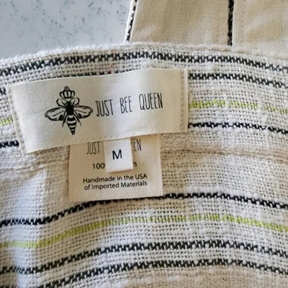 Just Bee Queen (JBQ) Cabo Cotton Dress Sz Medium - Picture 5 of 10